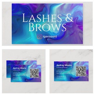 Lash Brows ontwerp Visitekaartje