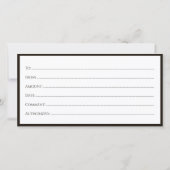 Lash Cadeaubon Wit Gouden Vleugels Zwart Bedankkaart (Achterkant)