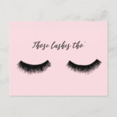 Lash Chat - Die Lashes Tho' Briefkaart (Voorkant)