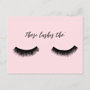 Lash Chat - Die Lashes Tho' Briefkaart