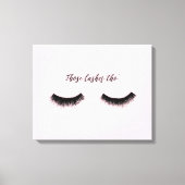 Lash Chat - Die Lashes Tho' Canvas Afdruk (Voorkant)