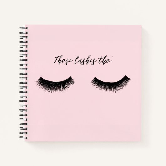 Lash Chat - Die Lashes Tho' Notitieboek (Voorkant)