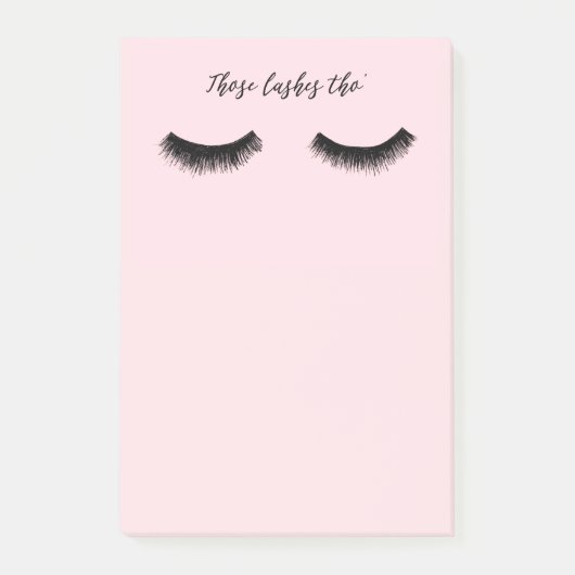 Lash Chat - Die Lashes Tho' Post-it® Notes (Voorkant)