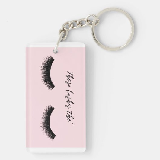 Lash Chat - Die Lashes Tho' Sleutelhanger (achterkant)
