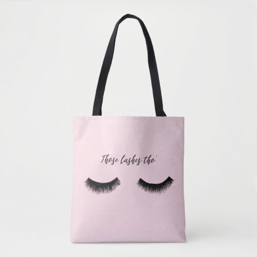 Lash Chat - Die Lashes Tho' Tote Bag (Voorkant)
