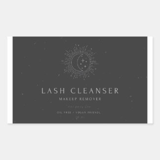 Lash cleanser  rechthoekige sticker