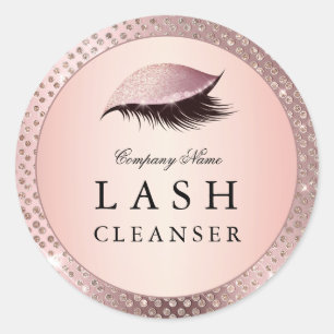 Lash Cleanser Roos Gold Chic Beauty Product Label