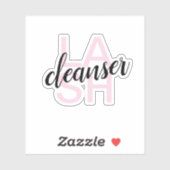 Lash Cleanser Sticker (Vel)