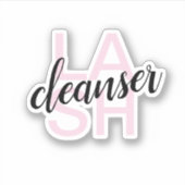 Lash Cleanser Sticker (Voorkant)