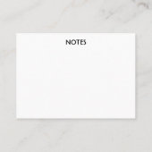 Lash Client Record Kaart Visitekaartje (Achterkant)