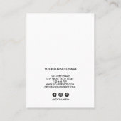 Lash Client Record Logo-Visitekaartje toevoegen Visitekaartje (Achterkant)