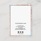 Lash Client Record toevoegen Logo Holograaf Busine Visitekaartje (Achterkant)