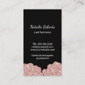 Lash Diva Glitter Beauty Skull Eyelash Extensions Visitekaartje (Achterkant)