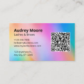 Lash en Brows Services Visitekaartje (Voorkant)