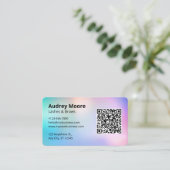 Lash en Brows Tech Beauty Salon Visitekaartje (Staand voorkant)