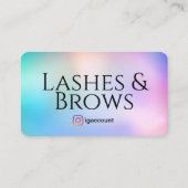 Lash en Brows Tech Beauty Salon Visitekaartje (Achterkant)