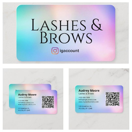 Lash en Brows Tech Beauty Salon Visitekaartje