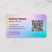 Lash en Brows Tech Visitekaartje (Voorkant)