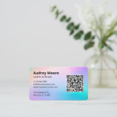 Lash en Brows Tech Visitekaartje (Staand voorkant)