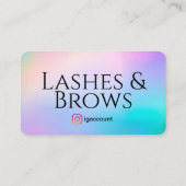 Lash en Brows Tech Visitekaartje (Achterkant)