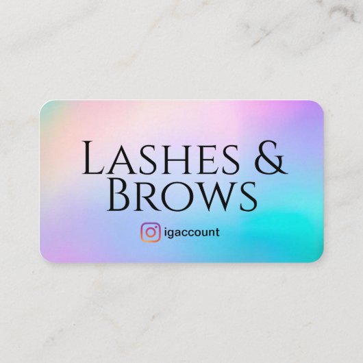 Lash en Brows Tech Visitekaartje (Achterkant)