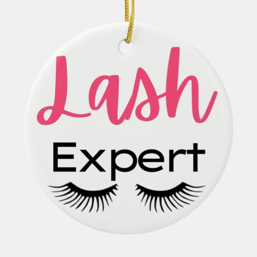 Lash-expert Keramisch Ornament (Voorkant)