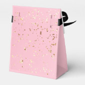 Lash extensie Lashes Gold Glitter Aftercare Kit Bedankdoosjes (Achterkant)