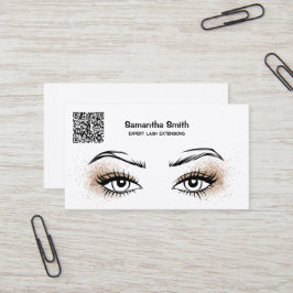 Lash Extension Aangepaste QR-Visitekaartje Visitekaartje