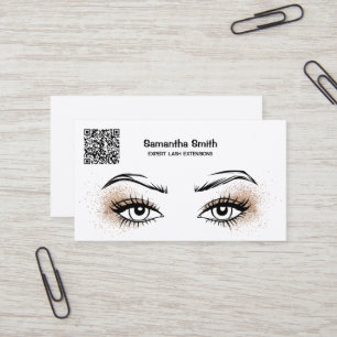 Lash Extension Aangepaste QR-Visitekaartje Visitekaartje