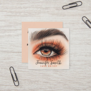 Lash Extension Artist Tech, Schoonheid Make-up Vierkante Visitekaartje