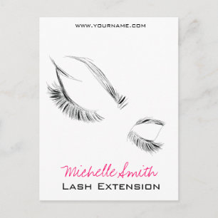 Lash Extension Briefkaart