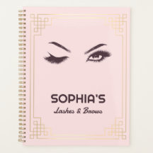 Lash Extension Brows Pink Gold Appointer Planner