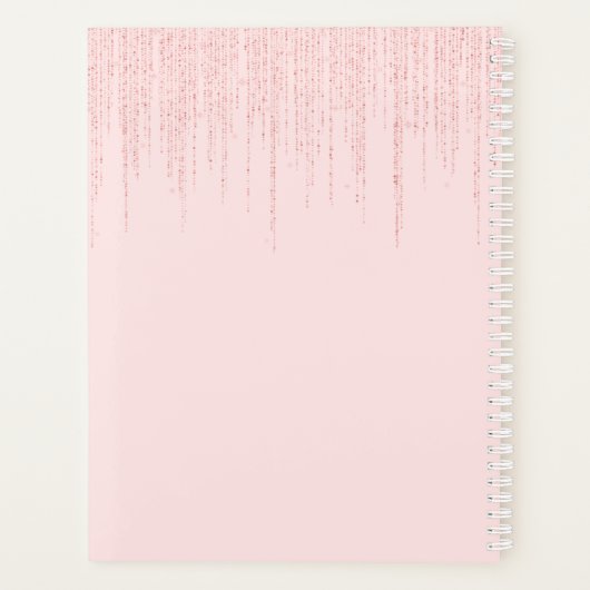 Lash Extension Brows Pink Rose Appointment Planner (Achterkant)