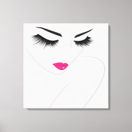 Lash Extension Canvas Afdruk