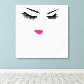 Lash Extension Canvas Afdruk (Insitu (Houten vloer))