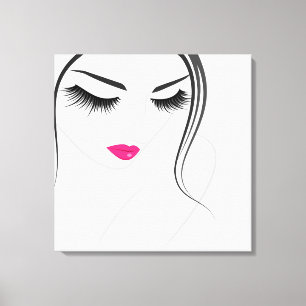 Lash Extension Canvas Afdruk