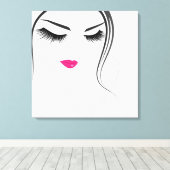 Lash Extension Canvas Afdruk (Insitu (Houten vloer))