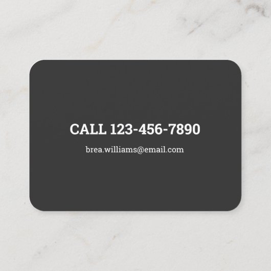 Lash Extension Eyelash Visitekaartje (Achterkant)