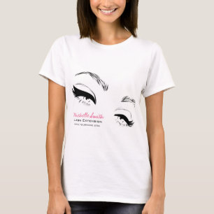 Lash Extension Eyeliner branding T-shirt