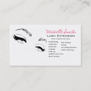 Lash Extension Eyeliner branding Visitekaartje