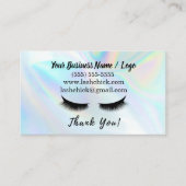 Lash Extension Filler Loyalty Punch Kaart Visitekaartje (Voorkant)