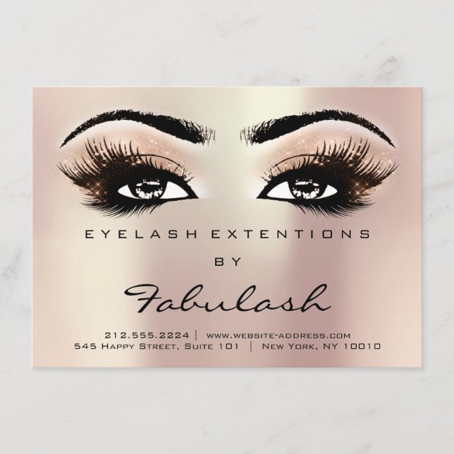 Lash Extension Instructions Roos Gold (Voorkant)