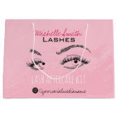 Lash extension Lashes Brow Pink Lash Aftercare Kit Groot Cadeauzakje (Voorkant)