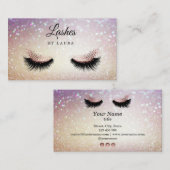 Lash Extension Makeup Artist Visitekaartje (Voorkant / Achterkant)