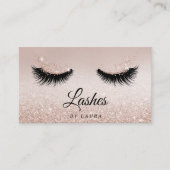 Lash Extension Makeup Artist Visitekaartje (Voorkant)