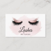 Lash Extension Makeup Artist Visitekaartje (Voorkant)