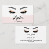 Lash Extension Makeup Artist Visitekaartje (Voorkant / Achterkant)
