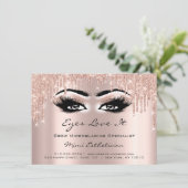 Lash Extension Natercare Instruction Eyes Glitter Kaart (Staand voorkant)