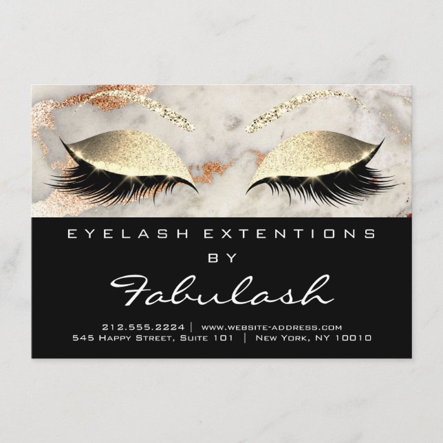 Lash Extension Natercare Instructions Copper Grey (Voorkant)