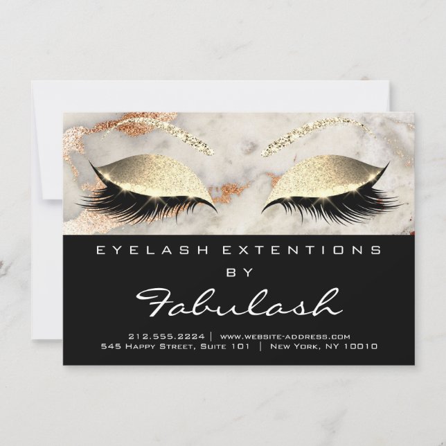 Lash Extension Natercare Instructions Copper Grey (Voorkant)